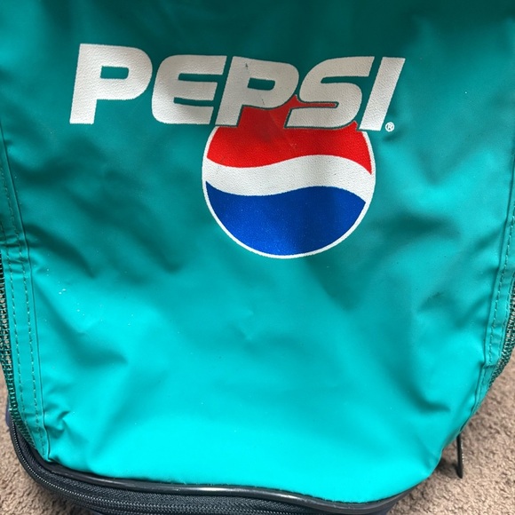 Original Koozie Pepsi Insulated Mesh Beverage Cooler w/Strap Picnic Pockets - Picture 6 of 15
